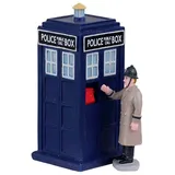 Lemax - Polizeirufbox - 2er-Set