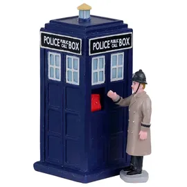 Lemax - Polizeirufbox - 2er-Set