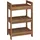 vidaXL Badregal Natur 45 x 30 x 71 cm Massivholz Teak