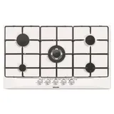 Glem Gas GT955, Weiß, Integriert, 90 cm, Gaskochfeld, Emailliert, 5 Zone(n) - Weiß