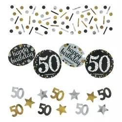 50. Geburtstag gold Konfetti
