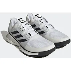 Indoorschuh ADIDAS PERFORMANCE "CRAZYFLIGHT", Gr. 43, schwarz-weiß (cloud weiß, core schwarz, cloud weiß), Textil, Synthetik, sportlich, Schuhe, besonders geeignet für Volleyball und Handball