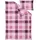 Traumschlaf Carlo Kariert Pink 240 x 220 cm + 2 x 80 x 80 cm