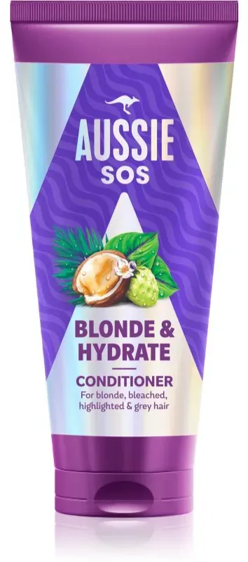 Aussie SOS Blonde & Hydrate feuchtigkeitsspendender Conditioner für blonde Haare 200 ml