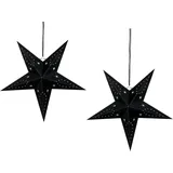 Beliani MOTTI Stern 45 cm Schwarz