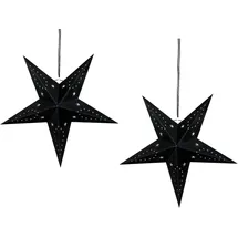 Beliani MOTTI Stern 45 cm Schwarz