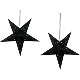 Beliani MOTTI Stern 45 cm Schwarz