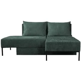 Kaiser Möbel Ecksofa mit schlaffunktion, Sofa, Betten, Liegestuhl, MOOKA 4in1-Multifunktions-System, stoff Velo Grün Rechts