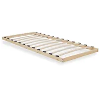 Homestyle4u Lattenrost mit Kopfteil verstellbar 90 x 200 cm