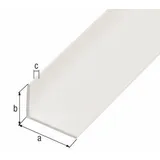 GAH Alberts Winkelprofil, Kunststoff, schwarz