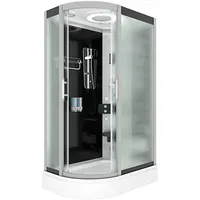 AcquaVapore Duschkabine Komplettdusche Fertigdusche Dusche D60-73M0L 120x80 cm ohne 2k Scheiben Versiegelung