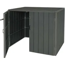 Proregal Mülltonnenbox XL 117 x 142 x 102 cm grau