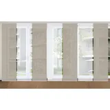 home in green »ESTRA«, (7 St.), SET DIGITALDRUCK,BAMBUSOPTIK RECYCELT