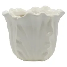 Chic Antique Fayence Ø 18 x 16 cm Creme