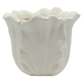 Chic Antique Fayence Ø 18 x 16 cm Creme