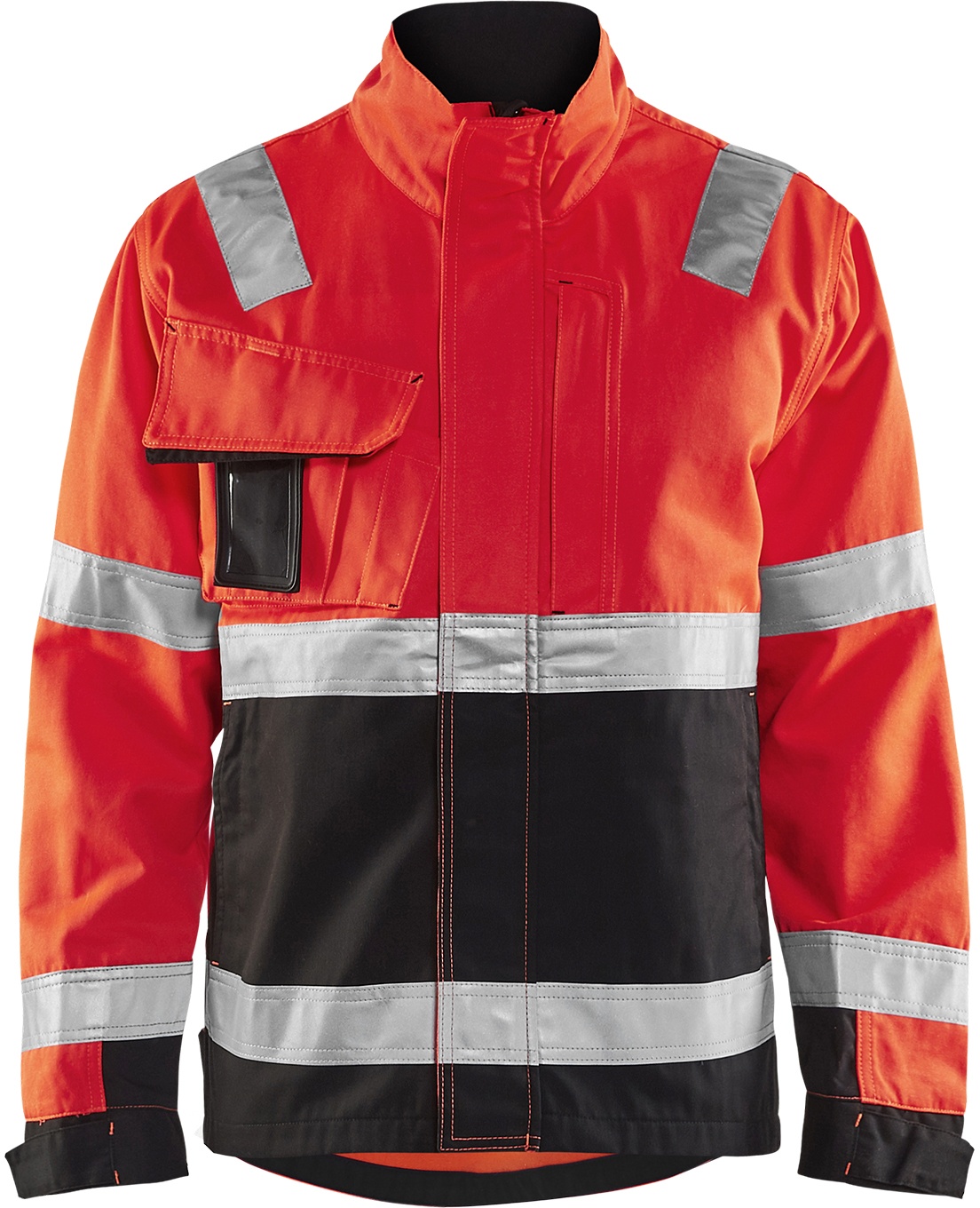 Blakläder® High Vis Jacke High Vis Orange/Mittelgrau 4064 1811 - high vis rot/schwarz - 3XL