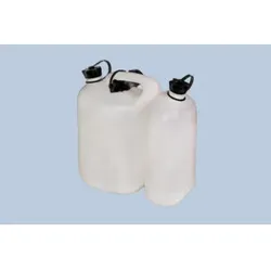 Hünersdorff Doppelkanister ECO 5,5+3 L, HD-PE natur, mit UN-Zulassung, Zubehör schwarz