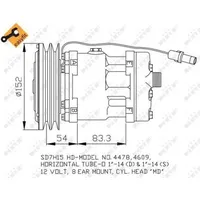 NRF Kompressor, Klimaanlage EASY FIT