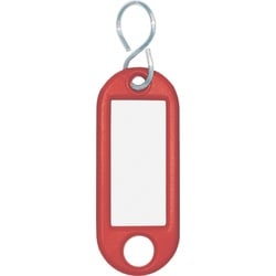 Wedo, Schlüsselanhänger, Schlüsselanhänger mit S-Haken, Rot