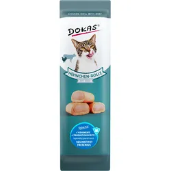 DOKAS Rolle Katzensnack Hühnchen mit Rind
