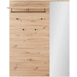 VOLEO BUFFALO Garderoben-Set 126x202x38 Eiche