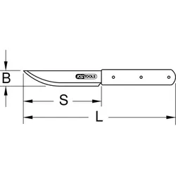 TITANplus Universalmesser, 250mm