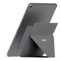 MOFT Snap Tablet-Ständer, faltbar und einstellbar im Hoch- und Querformat, ultraschlanker Design iPad Ständer für den Schreibtisch, kompatibel mit 9,7" bis 12,9" Tablets, Grau