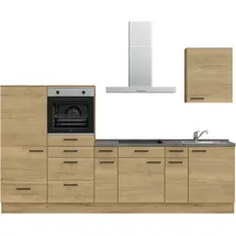Nobilia Küchenzeile Structura I 300 cm braun