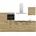 Nobilia Küchenzeile Structura I 300 cm braun