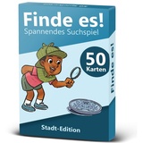 GLÜCKSWOLKE - Finde es I Die Stadt neu entdecken I Schatzsuche - Spiele für Kinder ab 5, 6, 7, 8, 9 Jahre I Reisespiele Stadtspiel I Beschäftigung für Urlaub Reisen I Kinderspiele für Junge & Mädchen