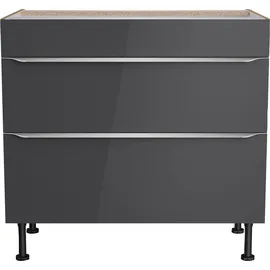 kochstation Kochfeldumbauschrank KS-Aken 90 x 58,4 x 87 cm Grau