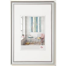 walther design Bilderrahmen silber 40 x 60 cm Trendstyle Kunststoffrahmen KP460S