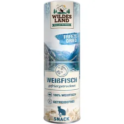 WILDES LAND Katze 16g Freeze Dried Weißfisch