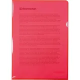 SOENNECKEN Sichthülle 1468 DIN A4 PP rot 50 St./Pack.