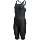 Arena POWERSKIN IMPULSO Mädchen - Black_teal - 152
