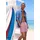 VENICE BEACH Badeshorts Venice Beach rot/weiß M