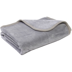 Decke PREMIUM CASHMERE silber - silber