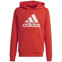 Adidas Kinder Kapuzenpullover Big Logo Essentials Cotton Hoodie IX9531 140 - Bright Red/White - 140