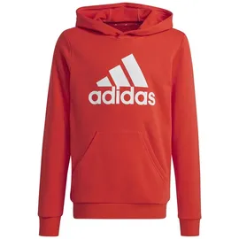 Adidas Kinder Kapuzenpullover Big Logo Essentials Cotton Hoodie IX9531 140 - Bright Red/White - 140