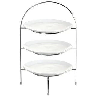 Asa Selection 3-stöckige Etagere A Table Metall Silber Chrom