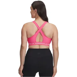 Under Armour Crossback Mid Bra Pink/Weiß S