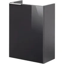 Fackelmann Waschbeckenunterschrank 44 x 60 x 24,3 cm Grau