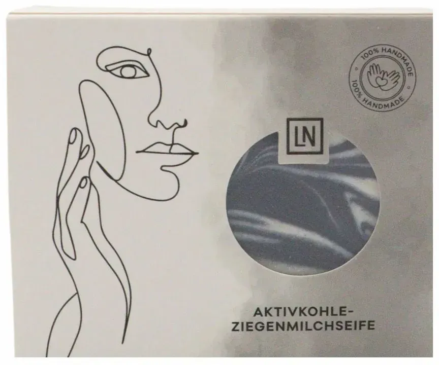 Lanaturél Handmade Aktivkohle- & Ziegenmilch-Seife 1 St