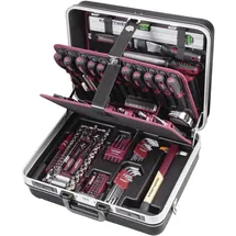 Kraftwerk ABS-Profi-Werkzeugkoffer 186-tlg. grau