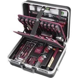 Kraftwerk ABS-Profi-Werkzeugkoffer 186-tlg. grau