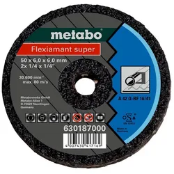 Metabo Kleinschruppscheibe Flexiamant Super 50x6,0x6,0 Stahl - 630187000