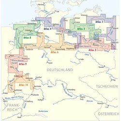 BINNENKARTEN ATLAS 2  Mecklenburgische Seenplatte