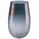 Gasper Glas Vase BARI in grau