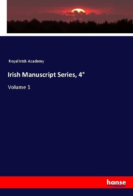 Irish Manuscript Series  4° - Royal Irish Academy  Kartoniert (TB)