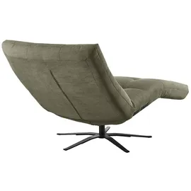 KAWOLA Relaxliege LETICIA Feincord 0 x 0 x 0 cm grün mit Nackenkissen